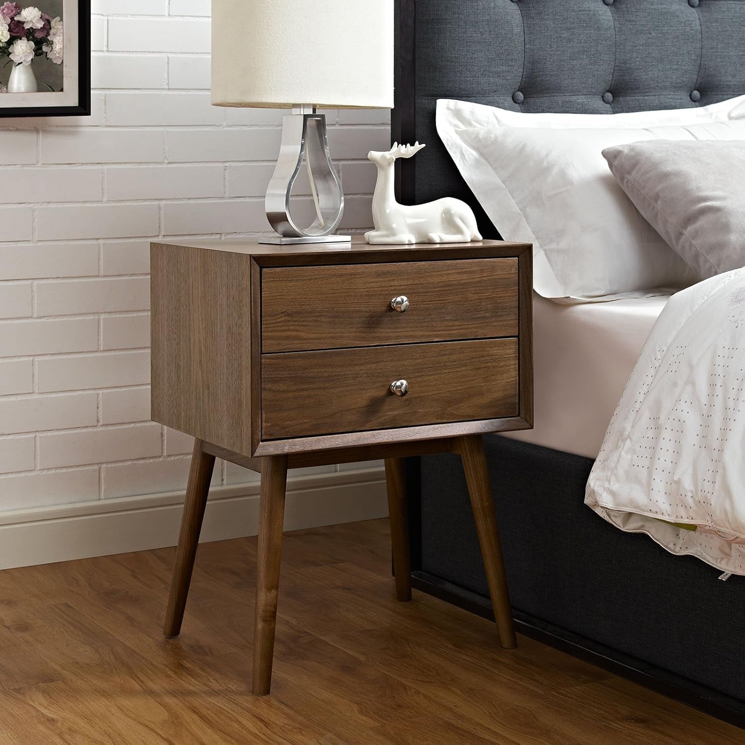 Dispatch Nightstand, Walnut, Twin